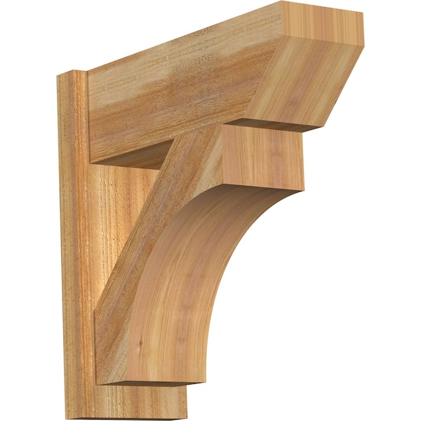 Ekena Millwork Westlake Slat Rough Sawn Outlooker, Western Red Cedar, 8"W x 22"D x 22"H OUT08X22X22WTL06RWR - main
